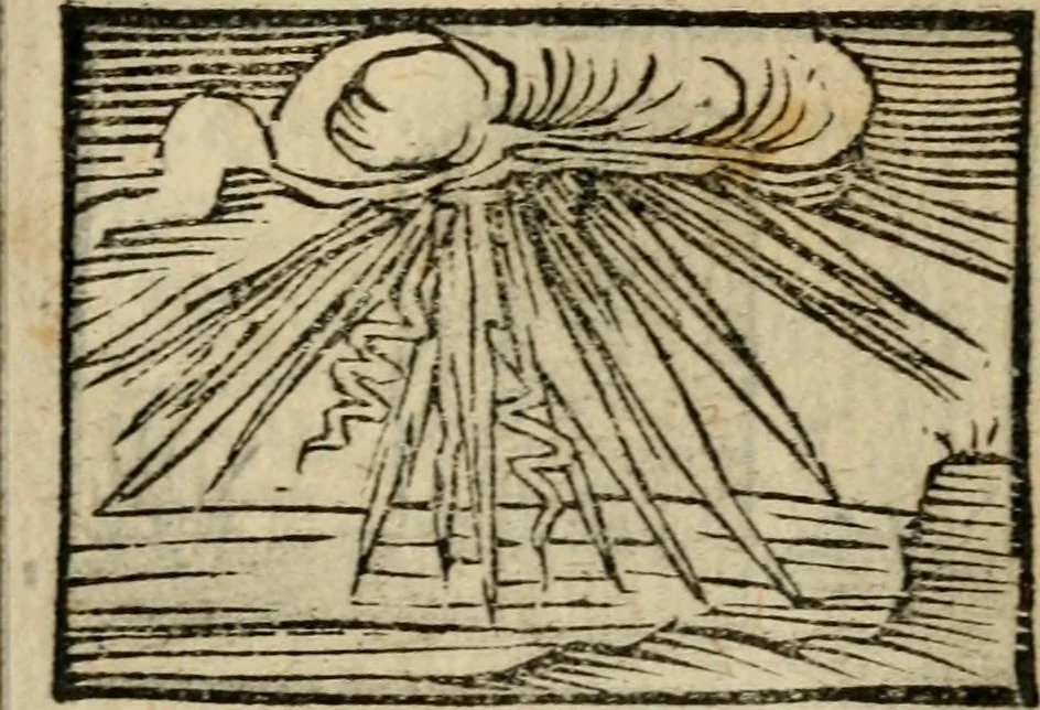 An illustration from Horou Apollonos Neiloou Hieroglyphika eklekta = Hori Apollinis Selecta hieroglyphica : imagines vero cum priuilegio, 1599, leaf 68