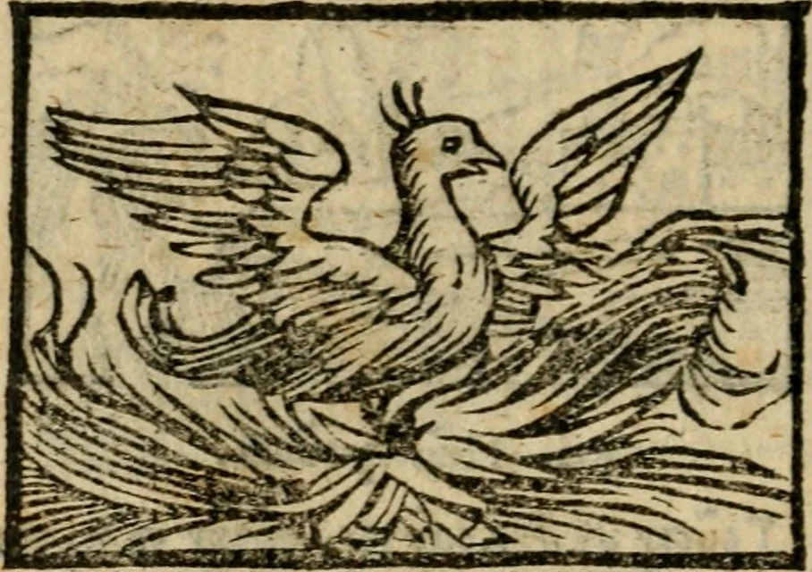 An illustration from Horou Apollonos Neiloou Hieroglyphika eklekta = Hori Apollinis Selecta hieroglyphica : imagines vero cum priuilegio, 1599, leaf 71
