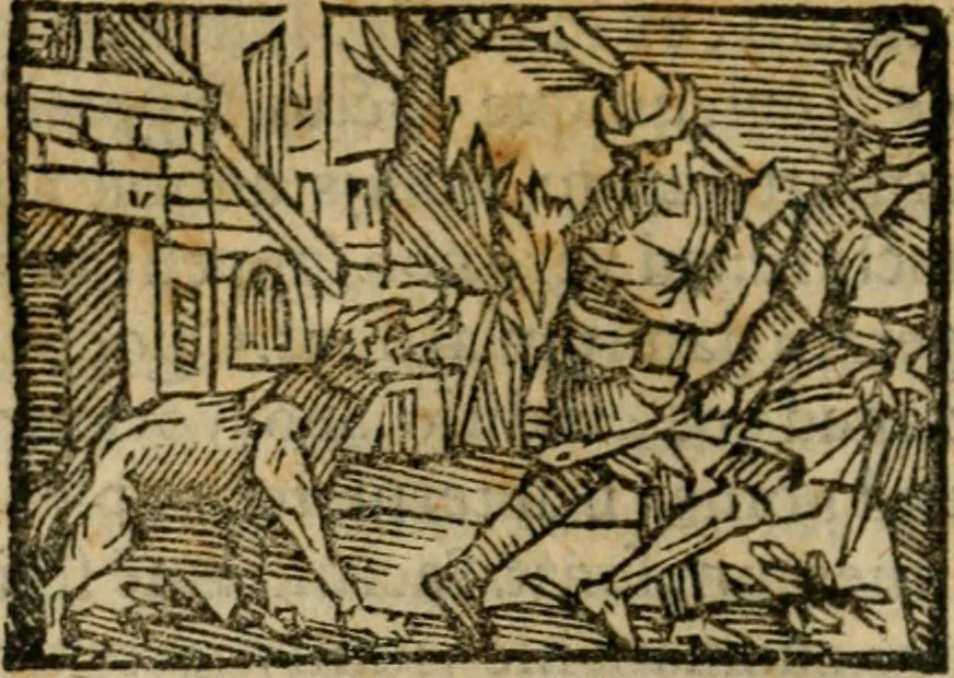 An illustration from Horou Apollonos Neiloou Hieroglyphika eklekta = Hori Apollinis Selecta hieroglyphica : imagines vero cum priuilegio, 1599, leaf 81