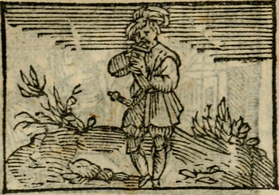 An illustration from Horou Apollonos Neiloou Hieroglyphika eklekta = Hori Apollinis Selecta hieroglyphica : imagines vero cum priuilegio, 1599, leaf 87