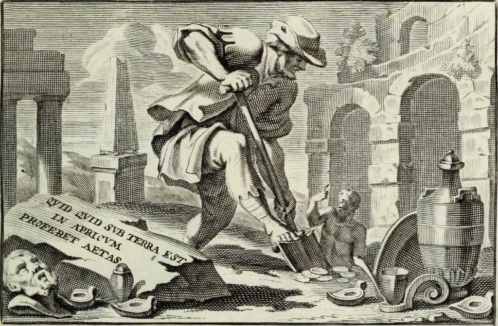 An illustration from Apologia in difesa del Cavaliere Conte Sertorio Orsato contra le censure dell'autore del Museo Veronese, 1752, leaf 6