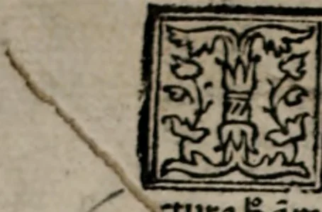 An illustration from Apologia libri de reditibvs ecclesiasticis, a Martino ab Azpilcueta. Super c. ultimo XVI. q. I. sermone primùm Hispano compositi, & ab eodem postea Latinitate donati: aduersus N. in nonnullis ei contradicentem, 1575, leaf 1