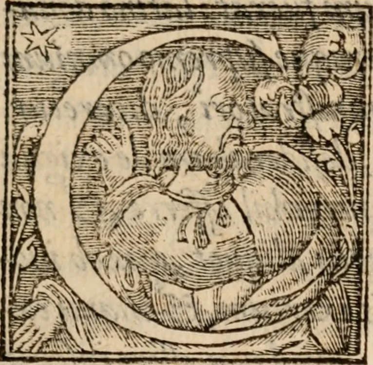 An illustration from Apologia libri de reditibvs ecclesiasticis, a Martino ab Azpilcueta. Super c. ultimo XVI. q. I. sermone primùm Hispano compositi, & ab eodem postea Latinitate donati: aduersus N. in nonnullis ei contradicentem, 1575, leaf 12
