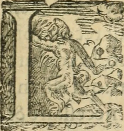 An illustration from Apologie povr tovs les grands personnages qui ont esté faussement soupçonnez de magie, 1625, leaf 32