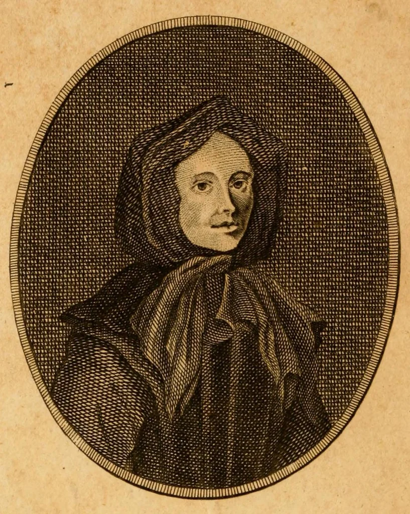 An illustration from An apology for M. Antonia Bourignon : in four parts ... : To which are added two letters ... containing remarks on the preface to the Snake in the grass [by C. Leslie] and Bourignianism detected [by J. Cockburn] : as also some of her own letters, 1699, leaf 6
