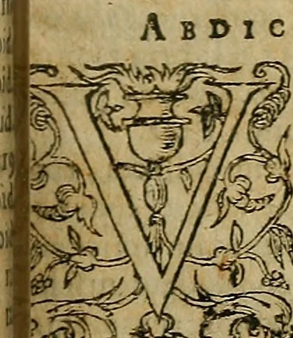 An illustration from Apophthegmata ex probatis Graecæ Latinaéque linguæ scriptoribus, 1609, leaf 808
