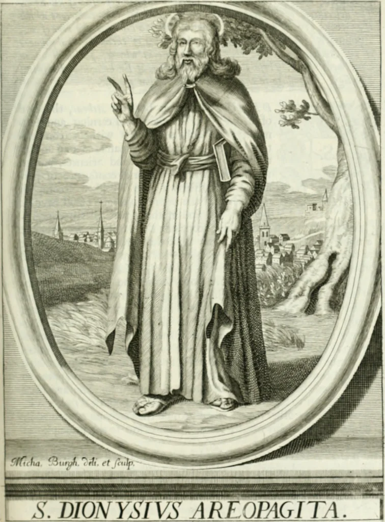 An illustration from Apostolici : or the history of the lives, acts, death and martyrdoms of those who were contemporary with, or immediately succeeded the Apostles : as also the most eminent of the Primitive Fathers for the first three hundred years to which is added, a chronology of the three first ages of the church, 1682, leaf 136