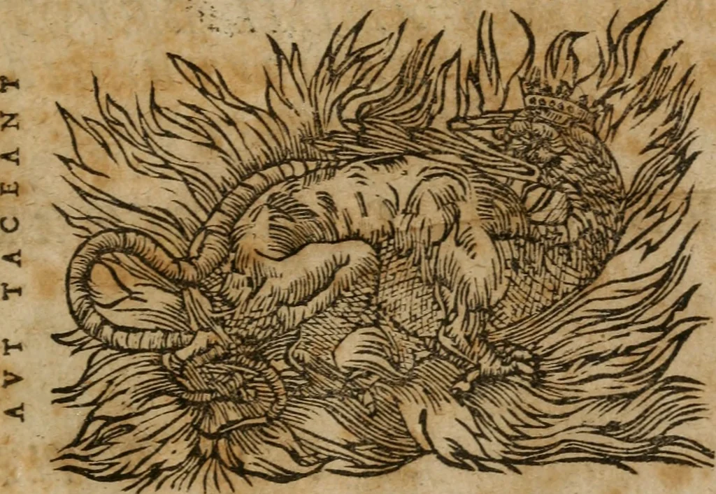 An illustration from Apotelesmata philosophica Mercvrii trivmphantis : de vera et svmma antiquissimorum philosophorum medicina : in qvibvs elvcidatio & clauis totius operis, 1601, leaf 8
