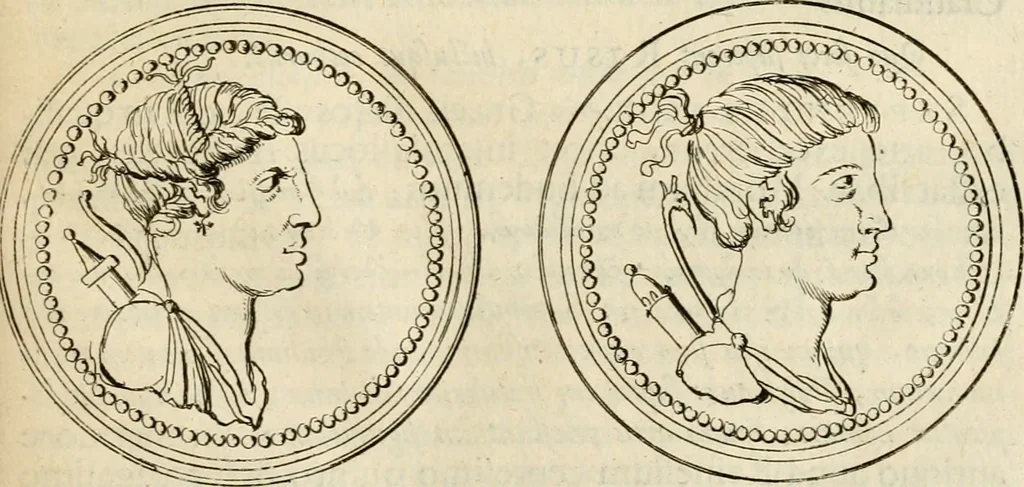 An illustration from Apotheosis vel consecratio Homeri, sive, Lapis antiquissimus in quo poëtarum principis Homeri consecratio sculpta est, 1683, leaf 214