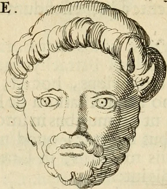 An illustration from Apotheosis vel consecratio Homeri, sive, Lapis antiquissimus in quo poëtarum principis Homeri consecratio sculpta est, 1683, leaf 229