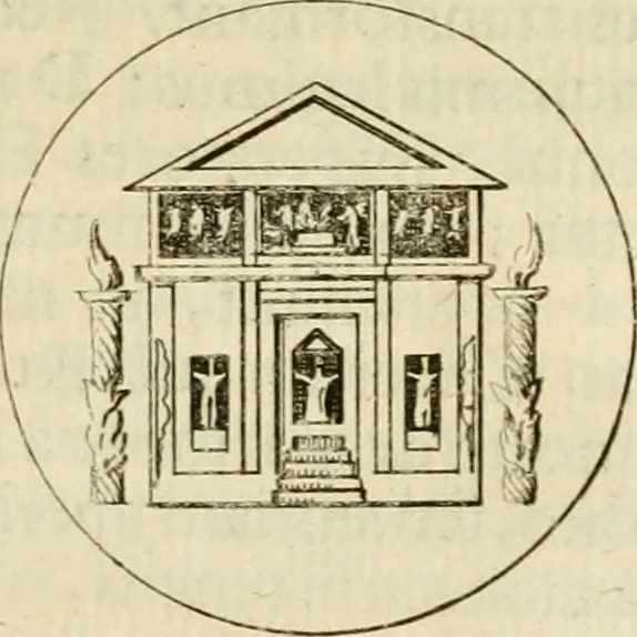 An illustration from Apotheosis vel consecratio Homeri, sive, Lapis antiquissimus in quo poëtarum principis Homeri consecratio sculpta est, 1683, leaf 276
