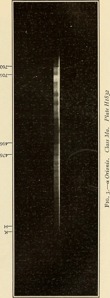 An illustration from Application of dicyanin to the photography of stellar spectra, 1919, leaf 16