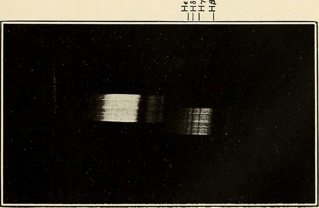 An illustration from Application of dicyanin to the photography of stellar spectra, 1919, leaf 20