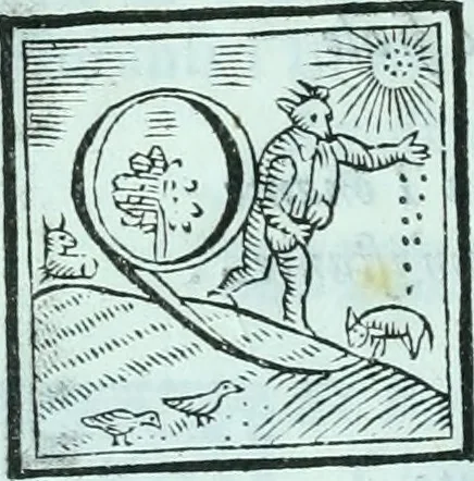 An illustration from Apparato de gli hvomini illvstri della città di Ferrara : i quali nelle lettere, & in altre nobili virtu fiorirono : diviso in tre parti, 1620, leaf 13