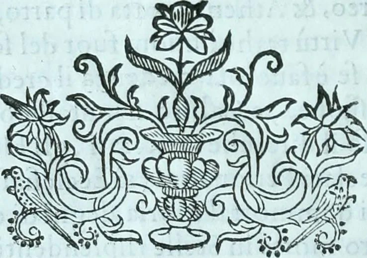 An illustration from Apparato de gli hvomini illvstri della città di Ferrara : i quali nelle lettere, & in altre nobili virtu fiorirono : diviso in tre parti, 1620, leaf 151