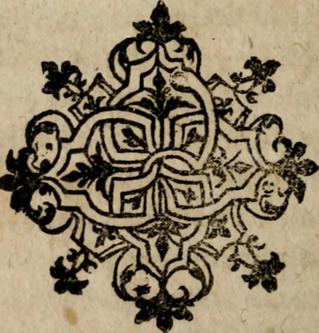 An illustration from Appendix apologetica ... pertinens ad secundam ejus operum Lugduni editorum partem, 1605, leaf 17