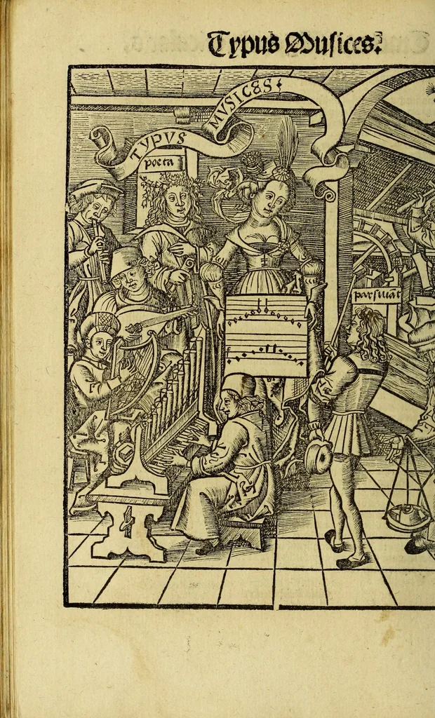 An illustration from Appe[n]dix matheseos in Margarita[m] philosophica[m] ., 1512, leaf 182
