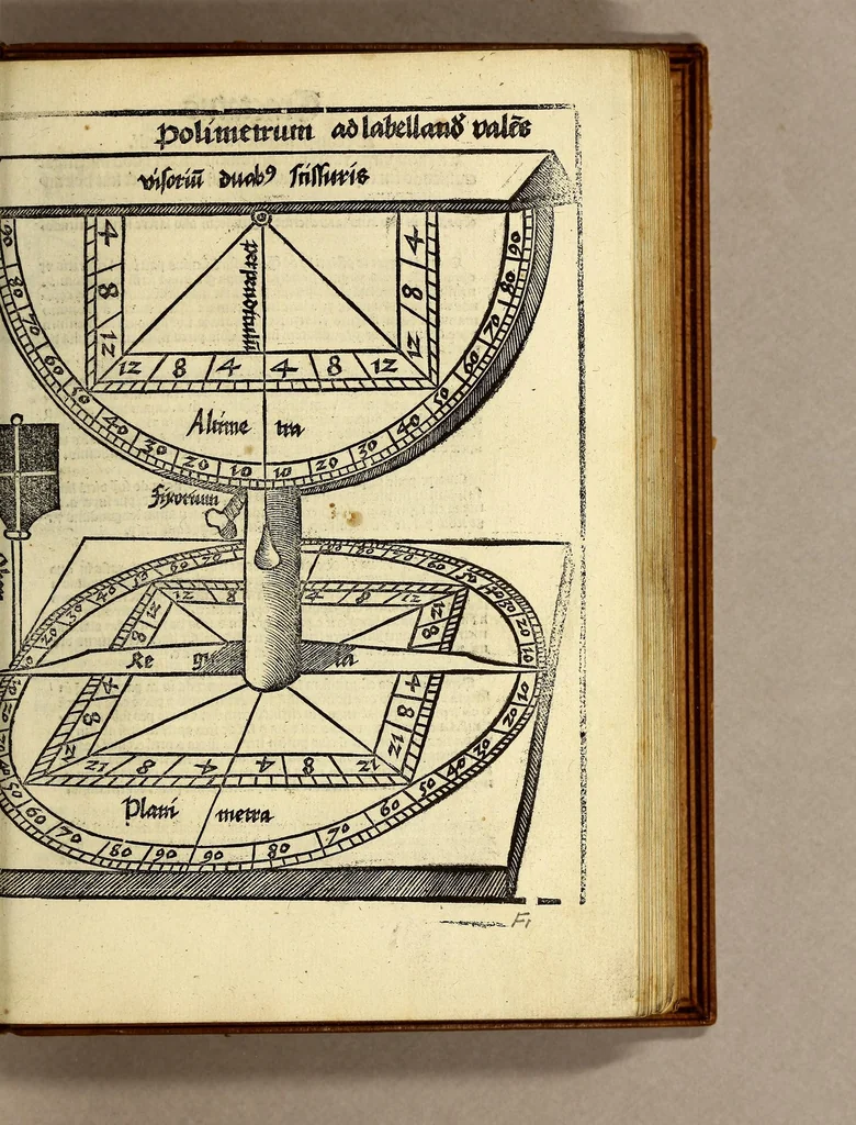 An illustration from Appe[n]dix matheseos in Margarita[m] philosophica[m] ., 1512, leaf 587