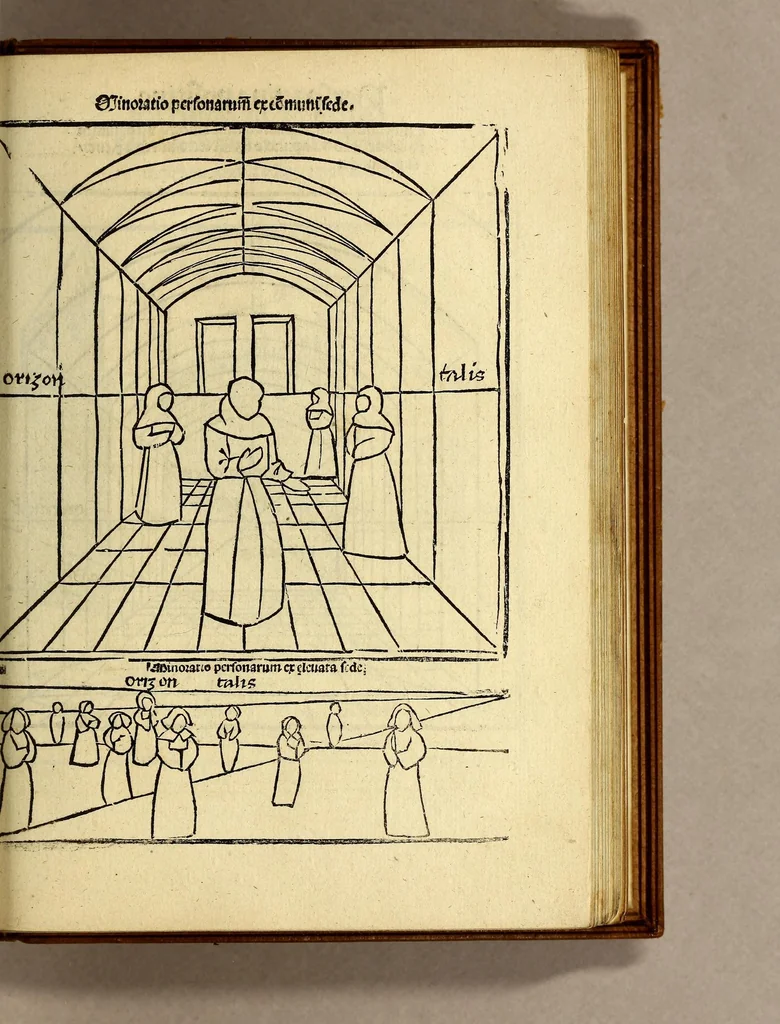 An illustration from Appe[n]dix matheseos in Margarita[m] philosophica[m] ., 1512, leaf 603