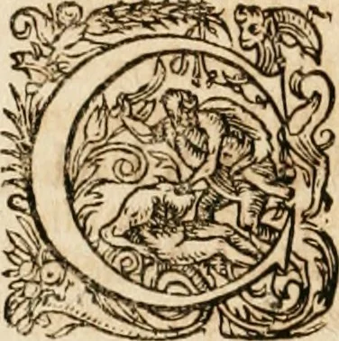 An illustration from Appendix necessaria Syntagmatis arcanorum chymicorum Andreae Libavii ... : in qva praeter arcanorvm nonnvllorum expositionem & illustrationem, quorundam item medicorum hermeticorum & mysticorum descriptionem, continentur defensiones geminae, primum eorum quae ab Henningo Schevnemano & iuniore Gramano sunt impugnata, postea quae in transmutatoria metallorum à Nicolao Gviberto ... sunt attentata ..., 1615, leaf 7