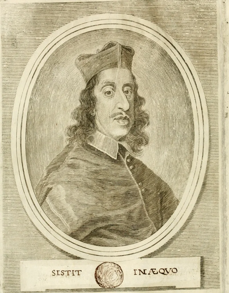 An illustration from Applausi di Firenze per la canonizzazione di s. Filippo Benizi, propagatore dell' Ordine de' Serui di Maria Vergine, 1672, leaf 9