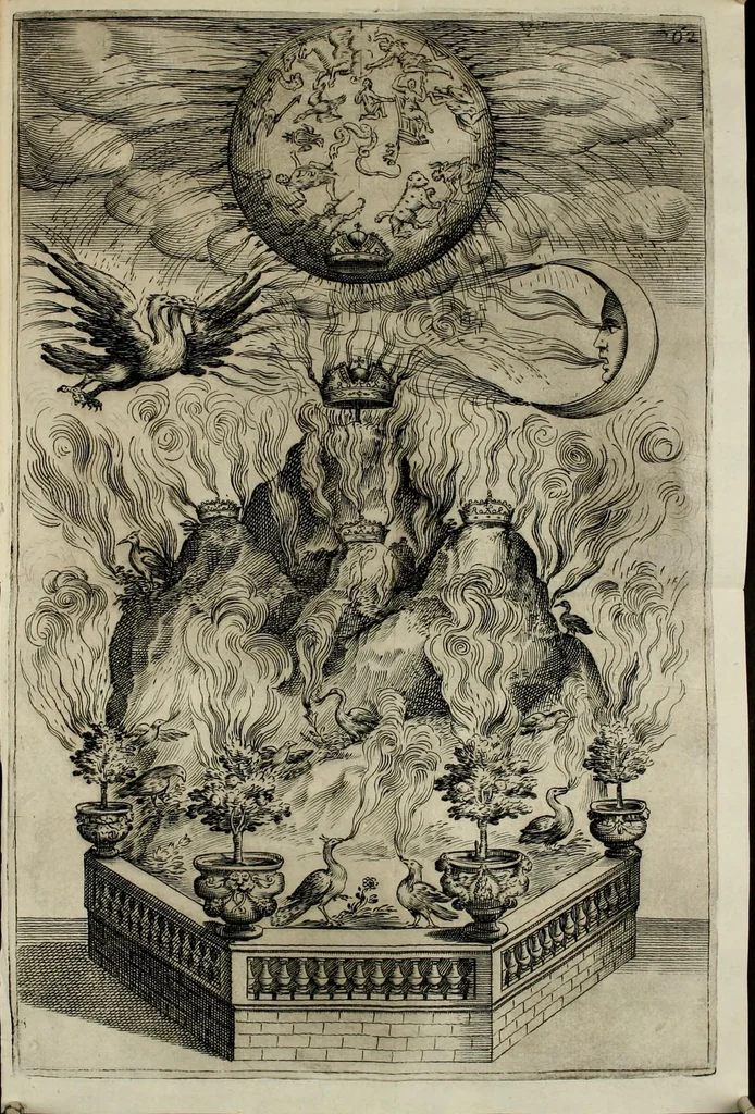An illustration from Applavsi festivi fatti in Roma per l'elezzione di Ferdinando III. al regno de' romani dal ser.mo princ. Mavrizio card. di Savoia, 1637, leaf 83