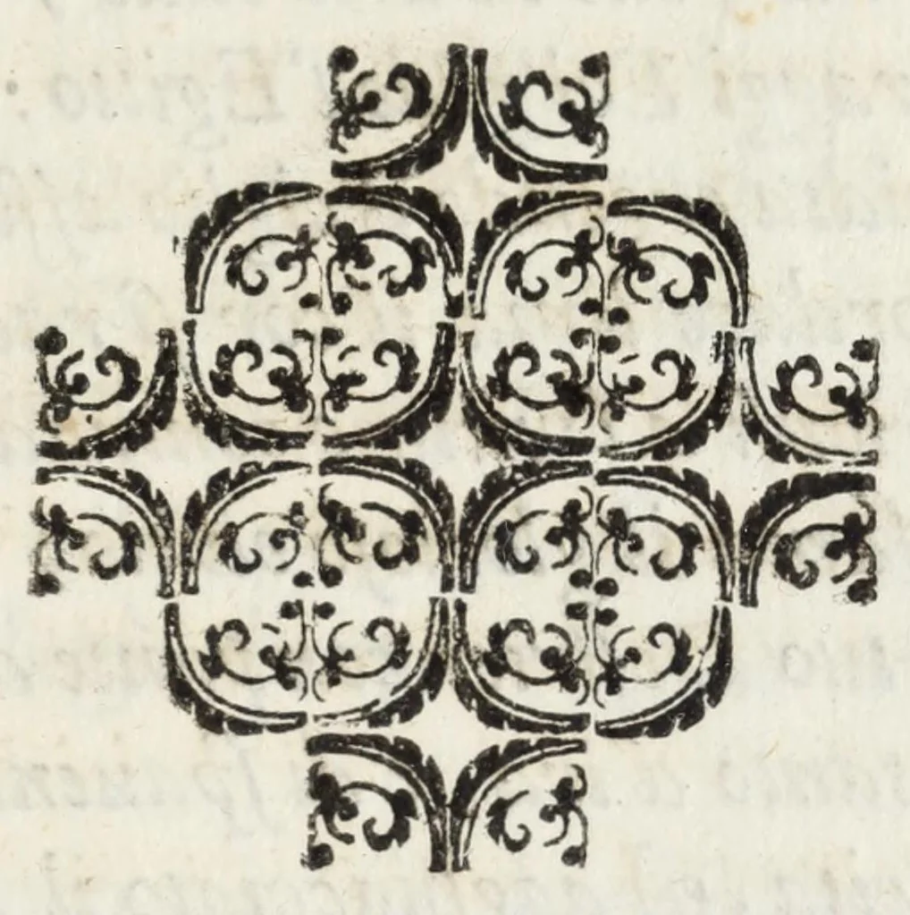 An illustration from Applavsi festivi fatti in Roma per l'elezzione di Ferdinando III. al regno de' romani dal ser.mo princ. Mavrizio card. di Savoia, 1637, leaf 185
