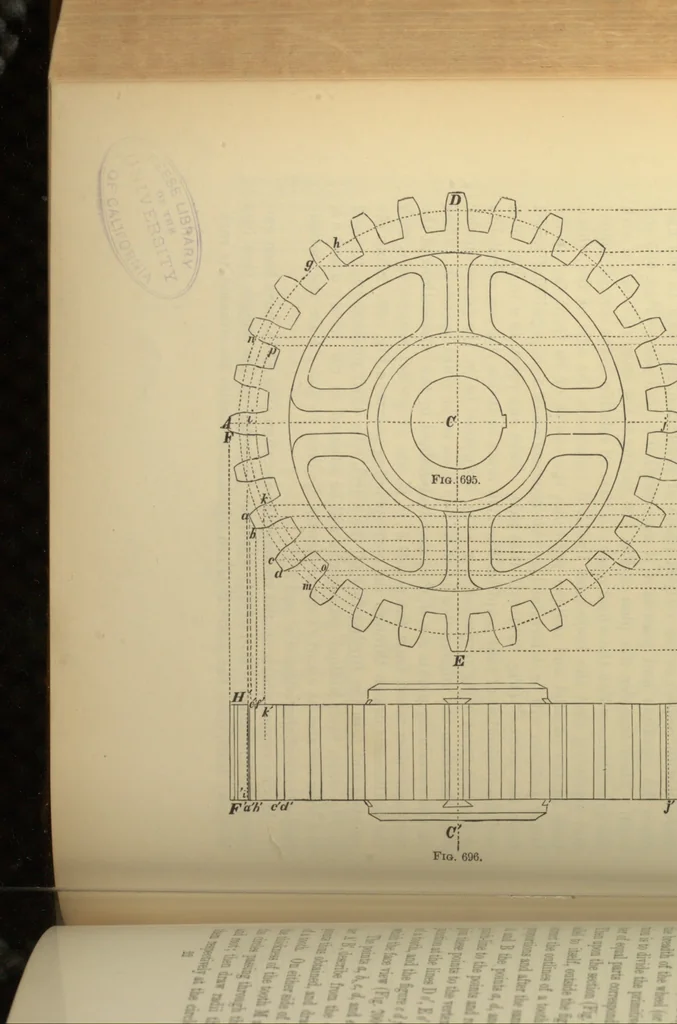 An illustration from Appletons' cyclopædia of technical drawing : embracing the principles of construction as applied to practical design ..., 1896, leaf 335