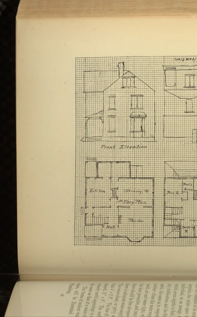 An illustration from Appletons' cyclopædia of technical drawing : embracing the principles of construction as applied to practical design ..., 1896, leaf 607