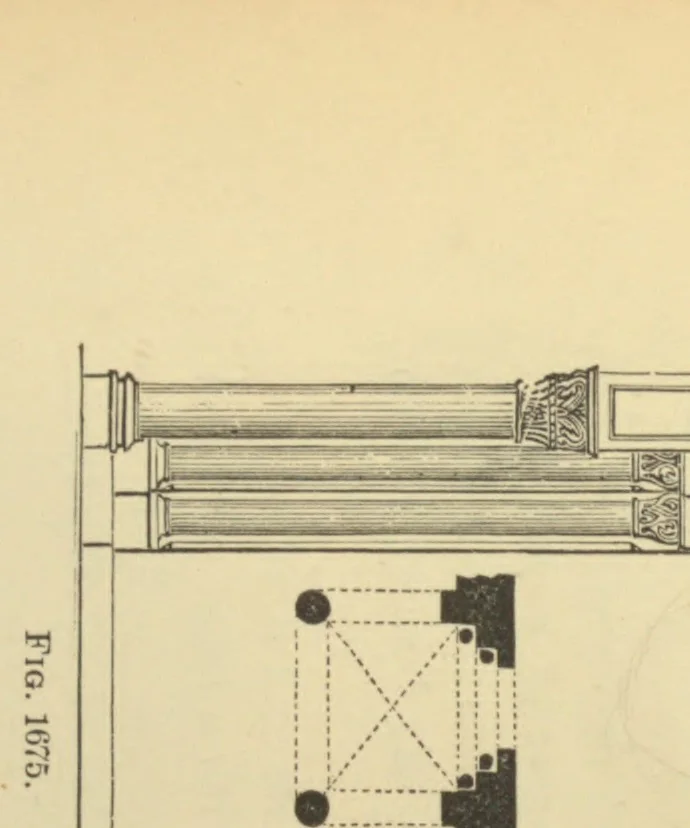 An illustration from Appletons' cyclopædia of technical drawing : embracing the principles of construction as applied to practical design ..., 1896, leaf 693