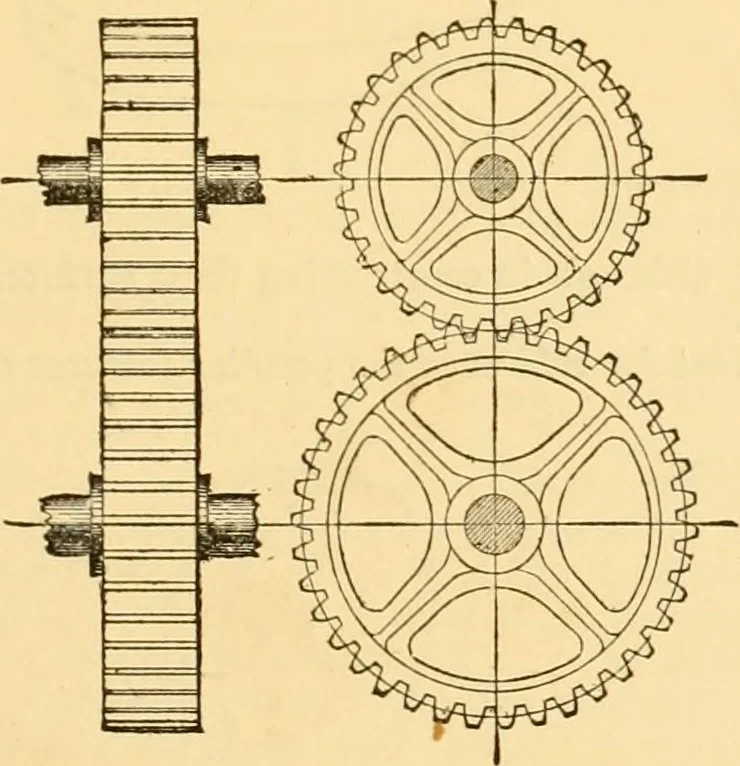 An illustration from Appletons' cyclopaedia of applied mechanics: a dictionary of mechanical engineering and the mechanical arts, 1880, leaf 10