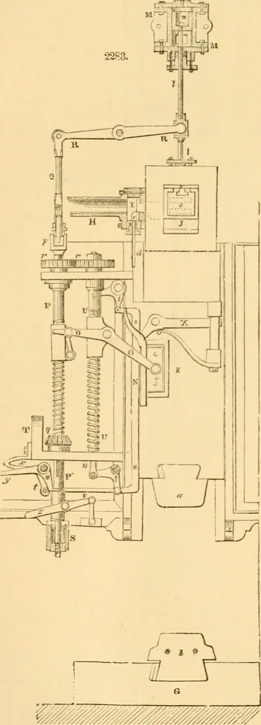 An illustration from Appletons' cyclopaedia of applied mechanics: a dictionary of mechanical engineering and the mechanical arts, 1880, leaf 101