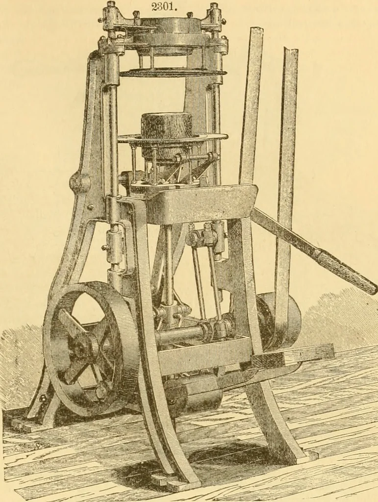 An illustration from Appletons' cyclopaedia of applied mechanics: a dictionary of mechanical engineering and the mechanical arts, 1880, leaf 114