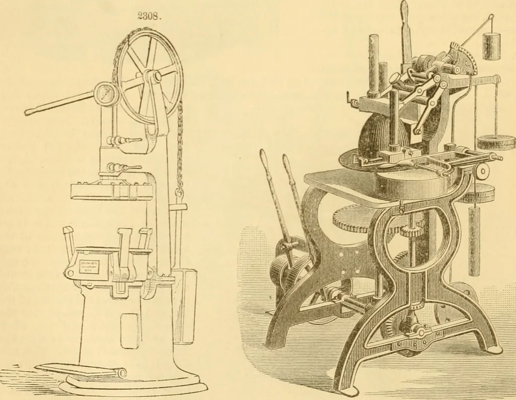 An illustration from Appletons' cyclopaedia of applied mechanics: a dictionary of mechanical engineering and the mechanical arts, 1880, leaf 117