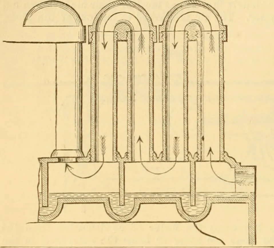 An illustration from Appletons' cyclopaedia of applied mechanics: a dictionary of mechanical engineering and the mechanical arts, 1880, leaf 125