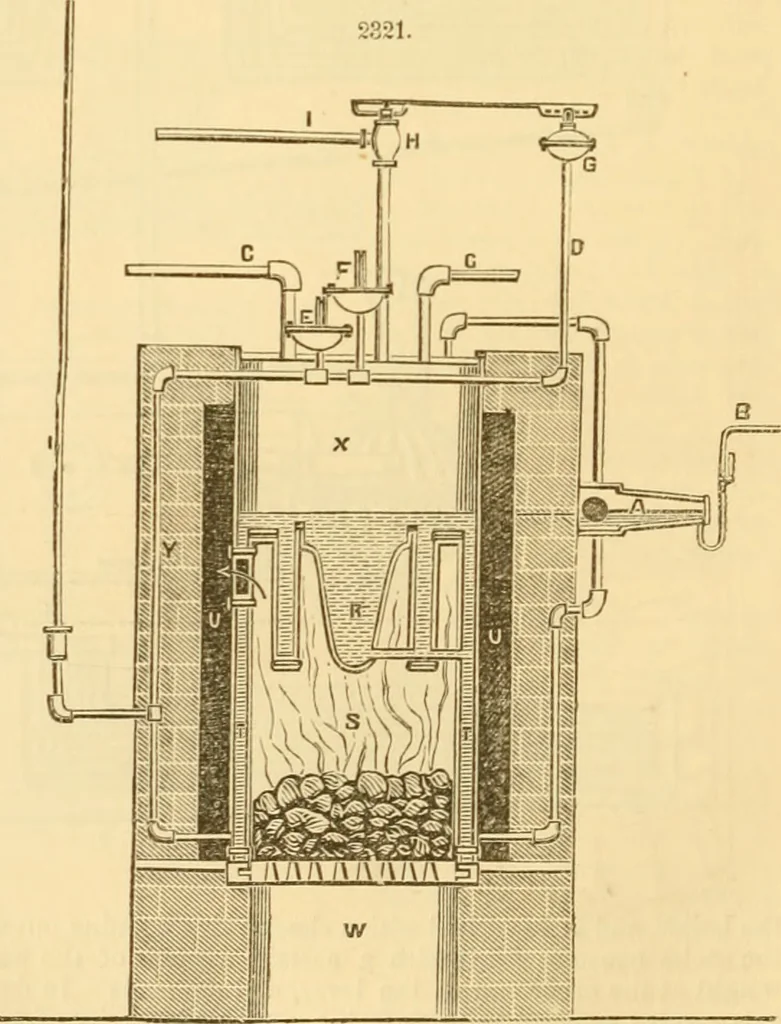 An illustration from Appletons' cyclopaedia of applied mechanics: a dictionary of mechanical engineering and the mechanical arts, 1880, leaf 125
