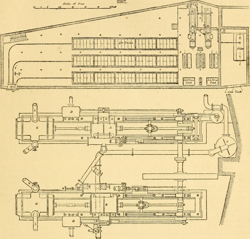 An illustration from Appletons' cyclopaedia of applied mechanics: a dictionary of mechanical engineering and the mechanical arts, 1880, leaf 146