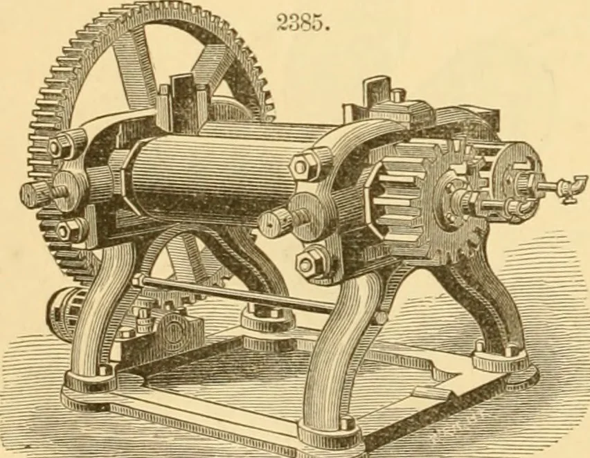 An illustration from Appletons' cyclopaedia of applied mechanics: a dictionary of mechanical engineering and the mechanical arts, 1880, leaf 159