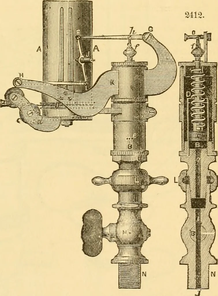 An illustration from Appletons' cyclopaedia of applied mechanics: a dictionary of mechanical engineering and the mechanical arts, 1880, leaf 168