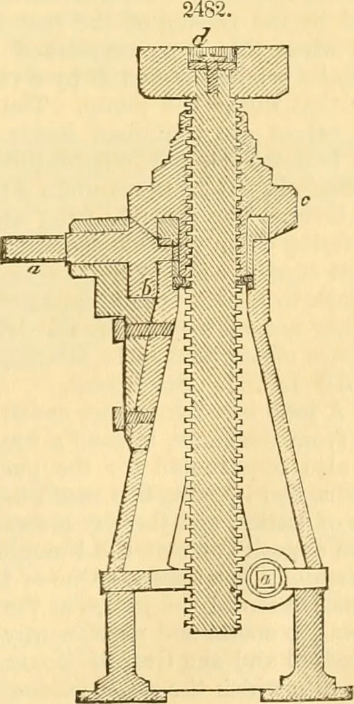 An illustration from Appletons' cyclopaedia of applied mechanics: a dictionary of mechanical engineering and the mechanical arts, 1880, leaf 216