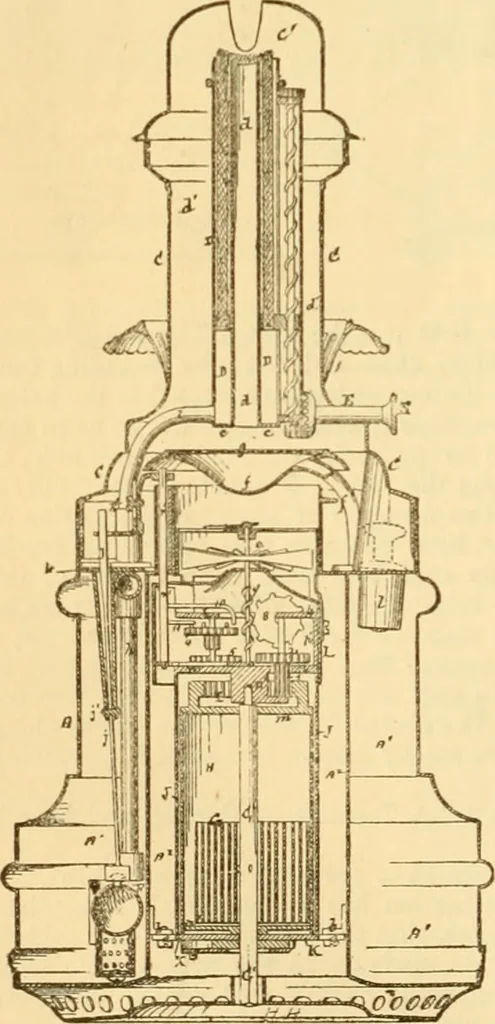 An illustration from Appletons' cyclopaedia of applied mechanics: a dictionary of mechanical engineering and the mechanical arts, 1880, leaf 235