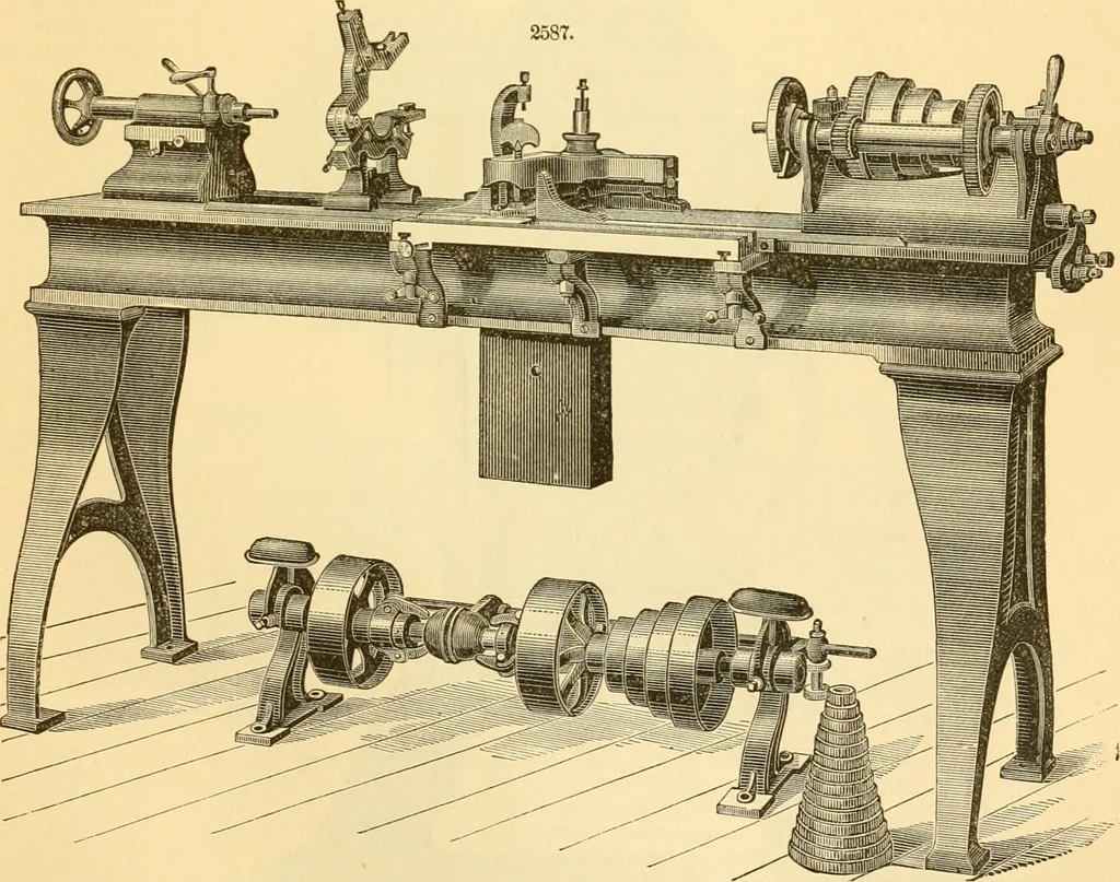 An illustration from Appletons' cyclopaedia of applied mechanics: a dictionary of mechanical engineering and the mechanical arts, 1880, leaf 252