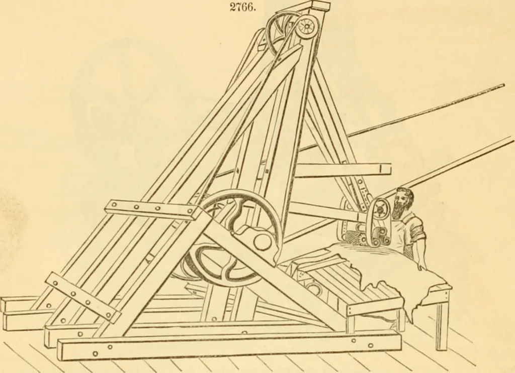 An illustration from Appletons' cyclopaedia of applied mechanics: a dictionary of mechanical engineering and the mechanical arts, 1880, leaf 299