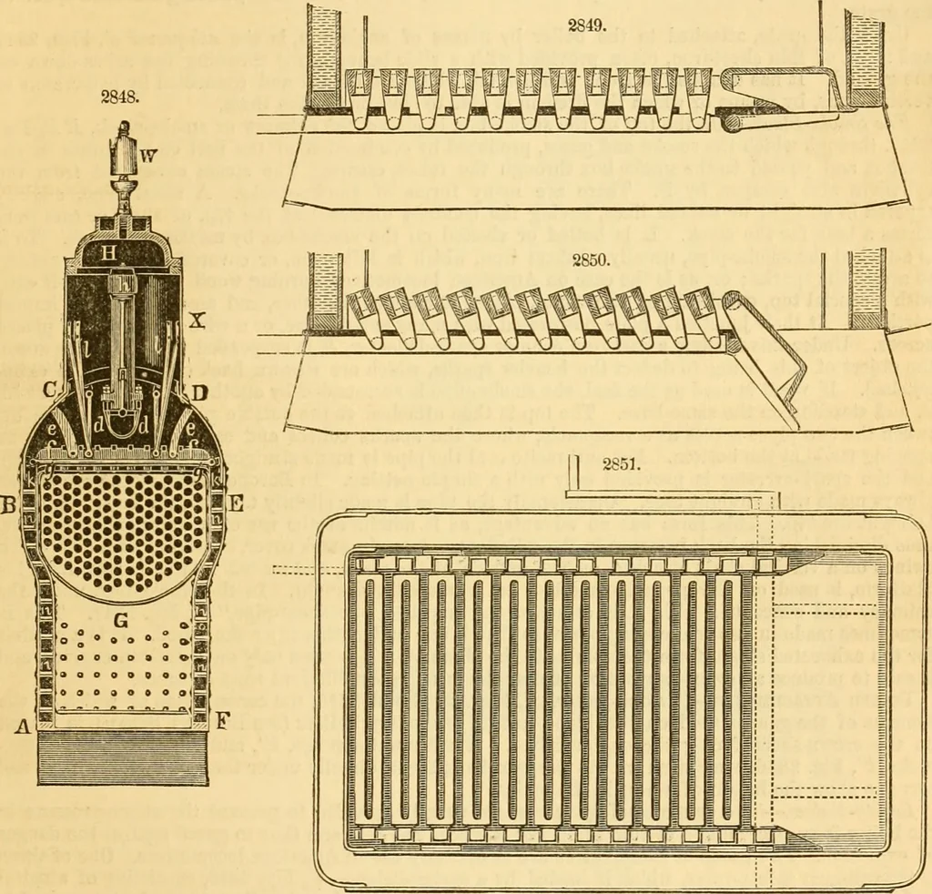An illustration from Appletons' cyclopaedia of applied mechanics: a dictionary of mechanical engineering and the mechanical arts, 1880, leaf 324