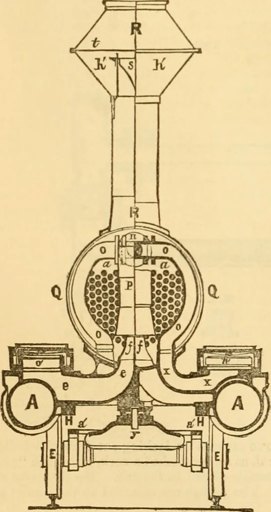An illustration from Appletons' cyclopaedia of applied mechanics: a dictionary of mechanical engineering and the mechanical arts, 1880, leaf 327
