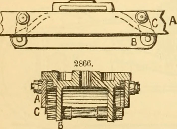An illustration from Appletons' cyclopaedia of applied mechanics: a dictionary of mechanical engineering and the mechanical arts, 1880, leaf 335
