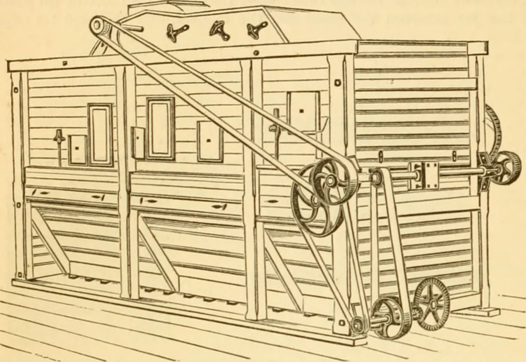 An illustration from Appletons' cyclopaedia of applied mechanics: a dictionary of mechanical engineering and the mechanical arts, 1880, leaf 409