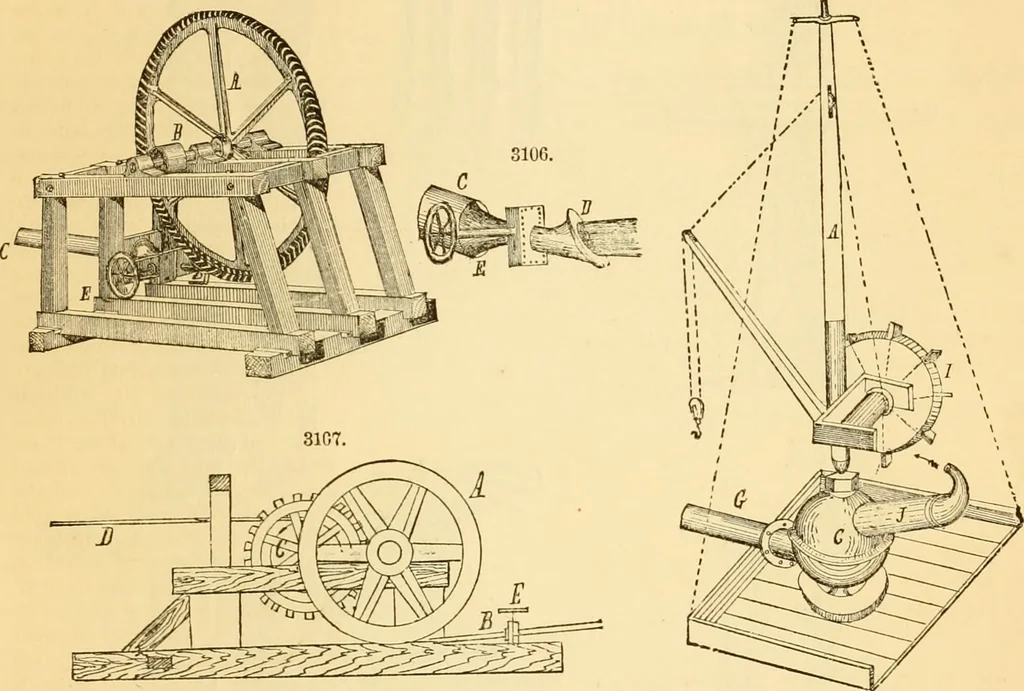 An illustration from Appletons' cyclopaedia of applied mechanics: a dictionary of mechanical engineering and the mechanical arts, 1880, leaf 464