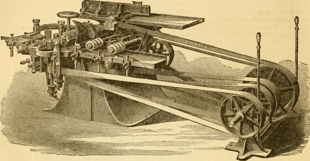 An illustration from Appletons' cyclopaedia of applied mechanics: a dictionary of mechanical engineering and the mechanical arts, 1880, leaf 485