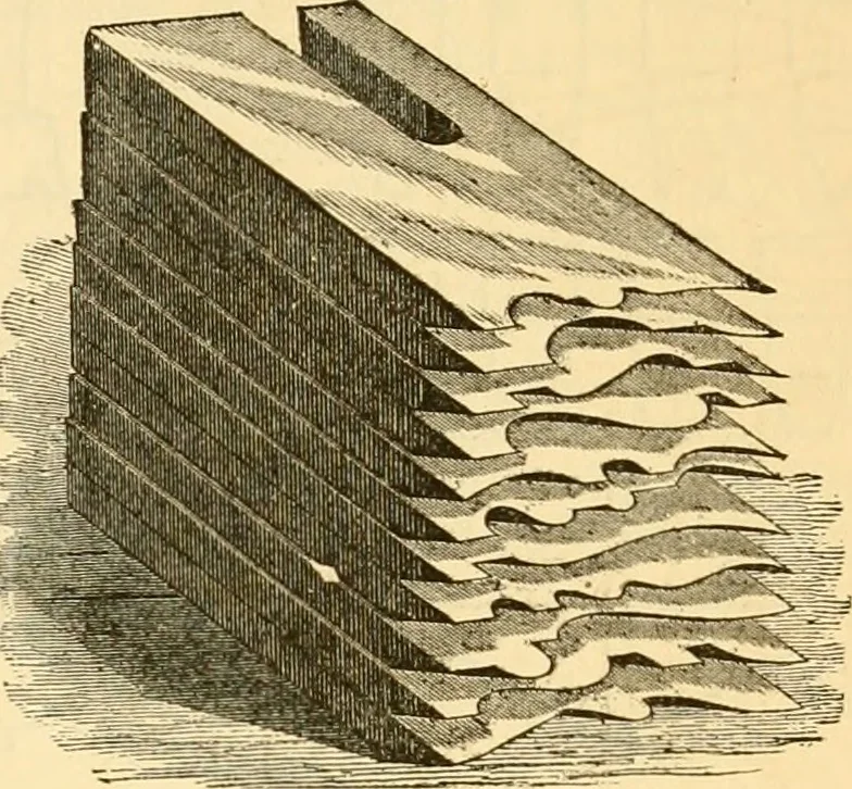 An illustration from Appletons' cyclopaedia of applied mechanics: a dictionary of mechanical engineering and the mechanical arts, 1880, leaf 490
